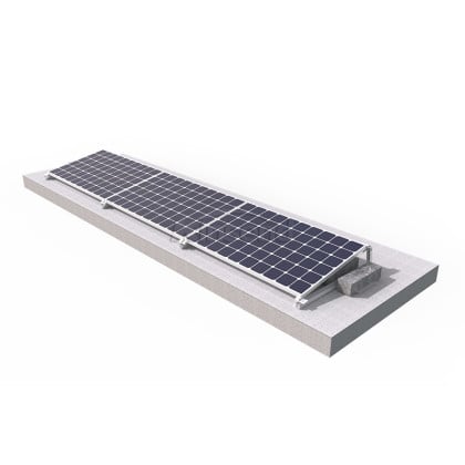 Ballast Tripod Flat Rooftop System Railless